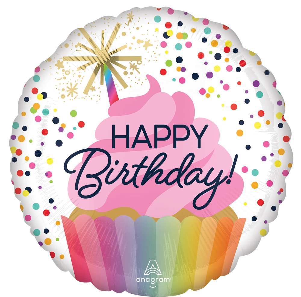 Sprinkle Party Foil Balloon - 18-Inch