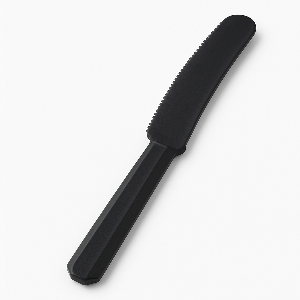 Black Plastic Economy Knives
