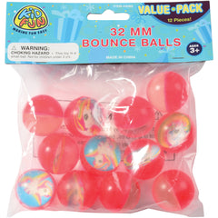 Unicorn Bounce Balls/12 Per Pkg - 12 Count
