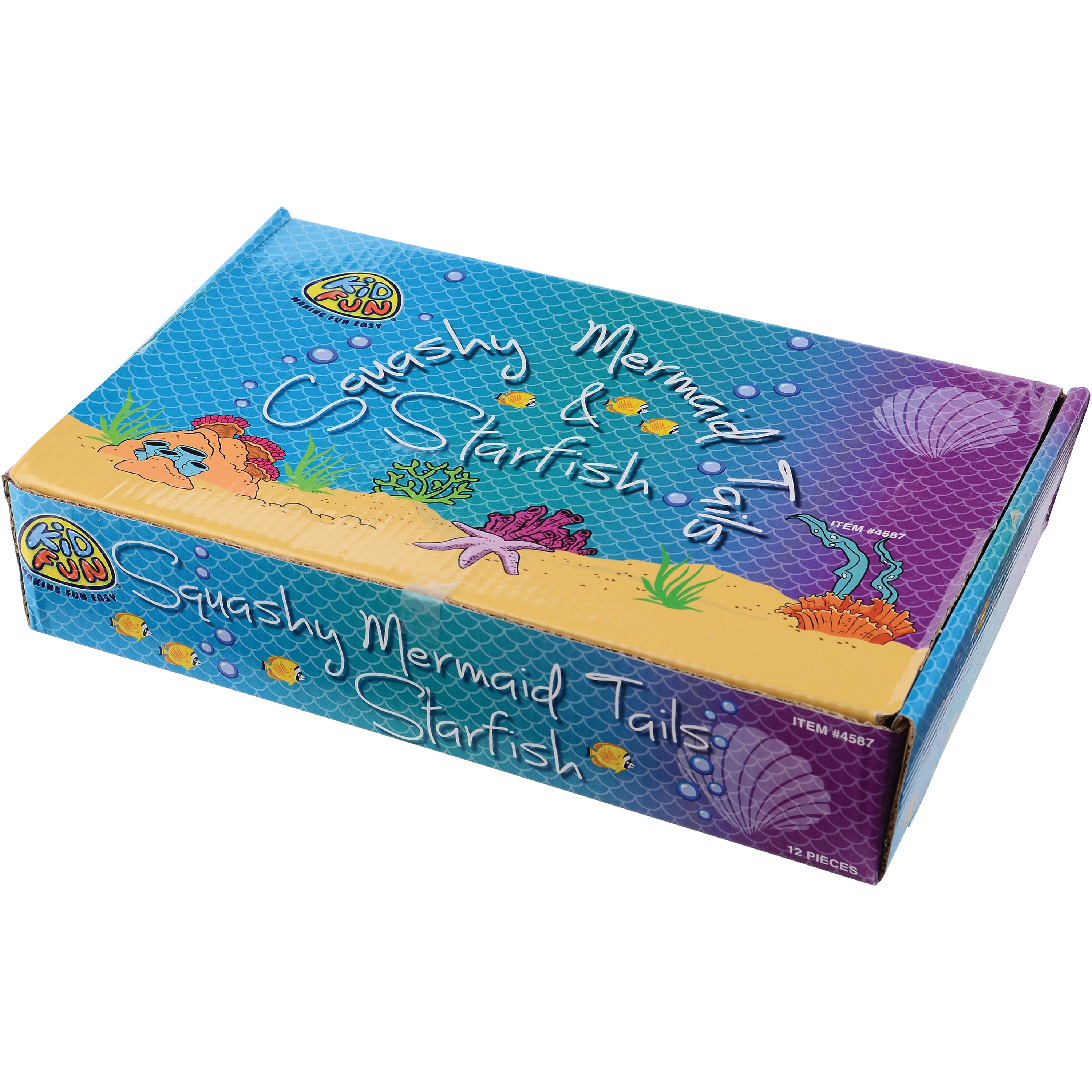 Squashy Mermaid Tails & Starfish - 12 Count