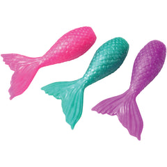 Mermaid Tail Pencil Toppers/6 Per Pkg - 6 Count