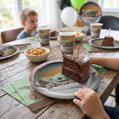 Star Wars The Mandalorian Baby Yoda Dessert Plates | 7", Pack of 8