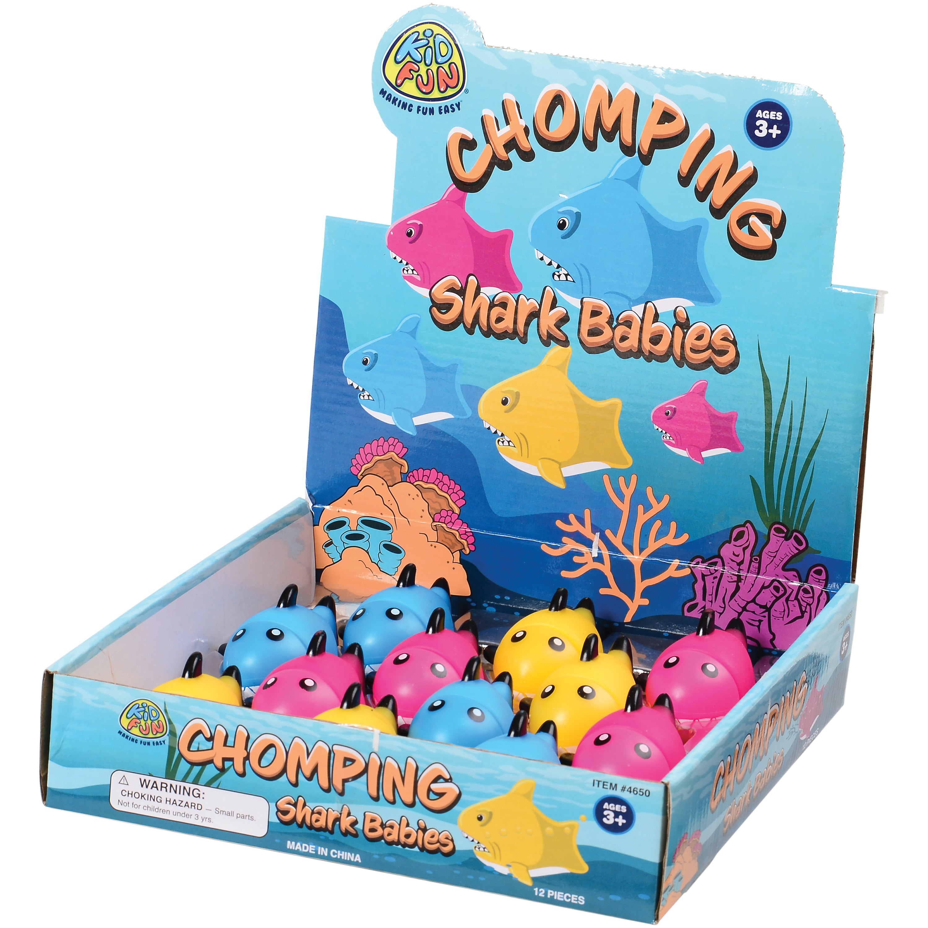 Chomping Shark Babies/12 Per Disp - 12 Count