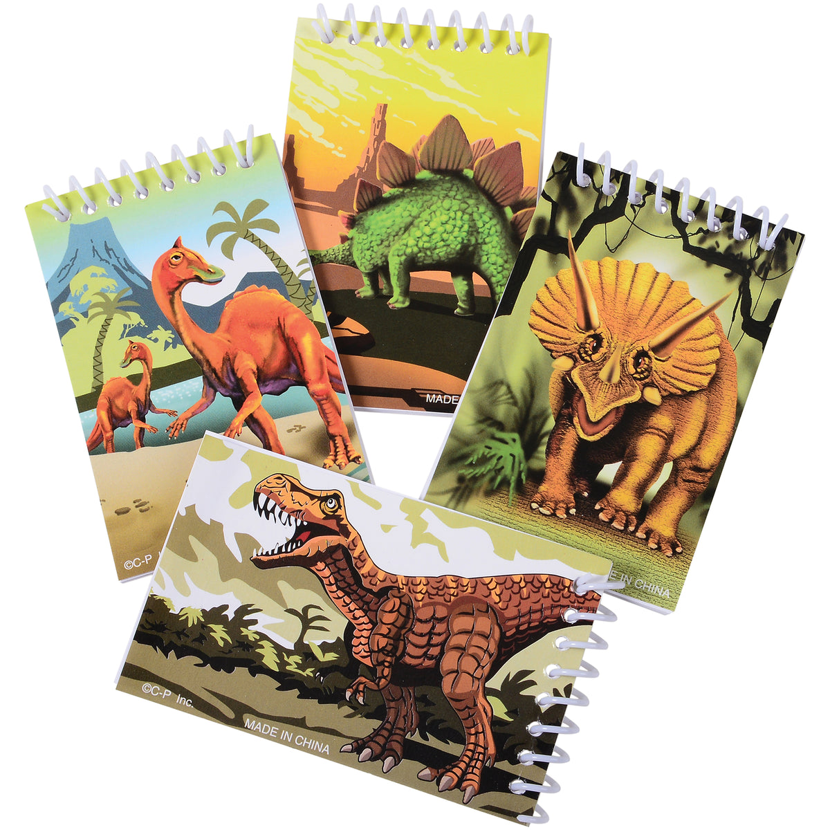 Dino Notebooks/8 Per Pkg - 8 Count