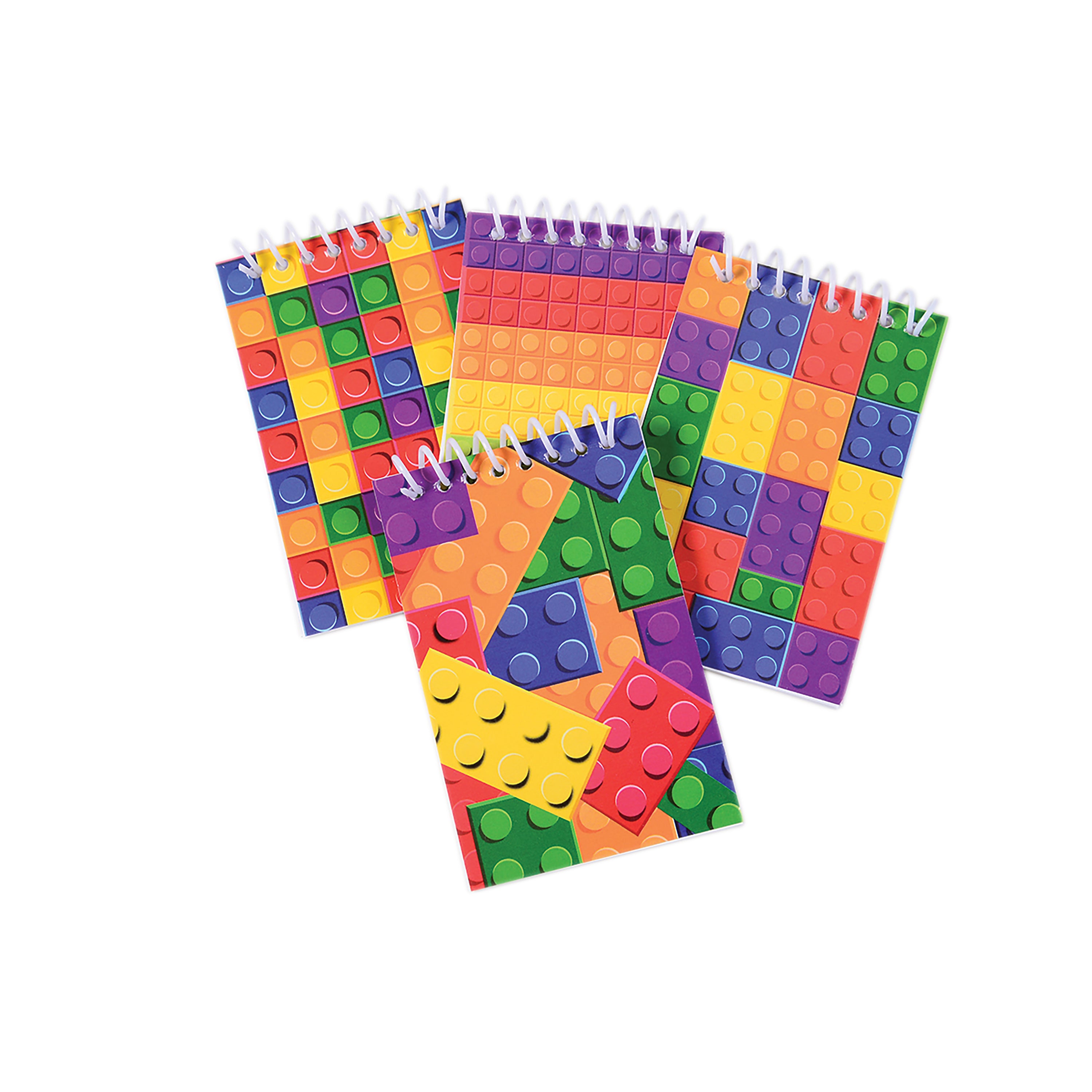 Block Mania Notebooks/8 Per Pkg - 8 Count