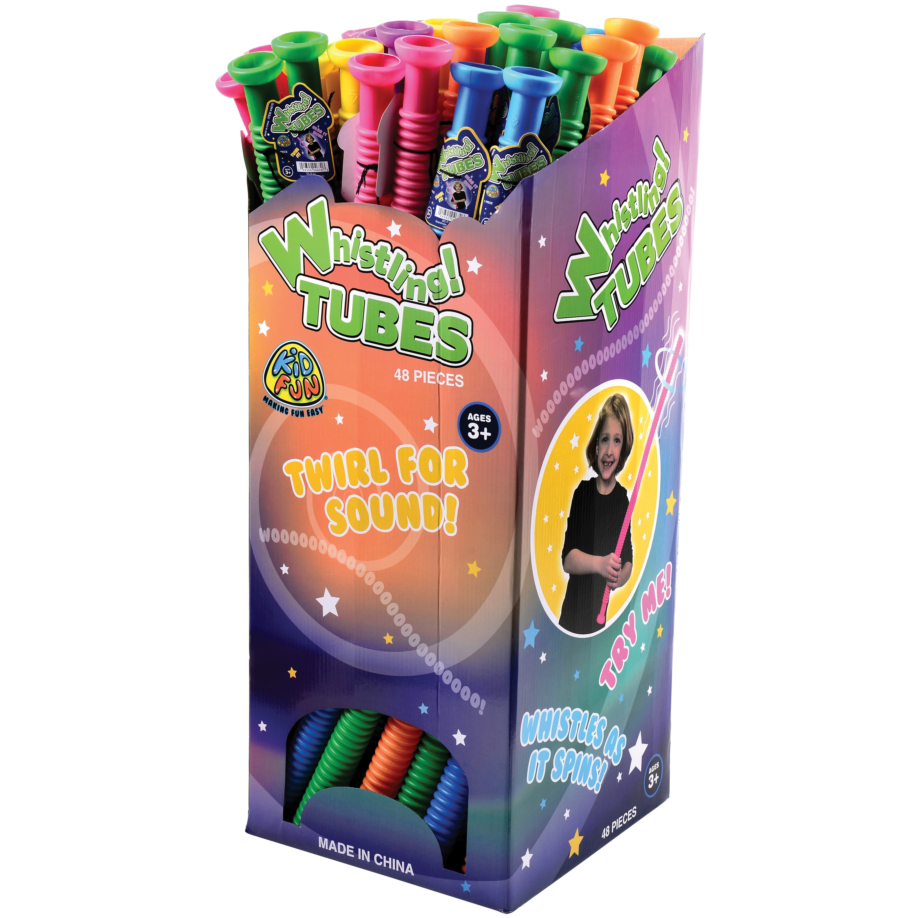 Whistling Tubes/48 Per Disp - 48 Count