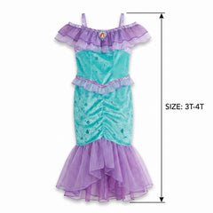 Kids' Ariel The Little Mermaid Costume - Disney Princess Dress
