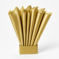 Metallic Gold Gift Tissue Paper Sheets, 12-Pack