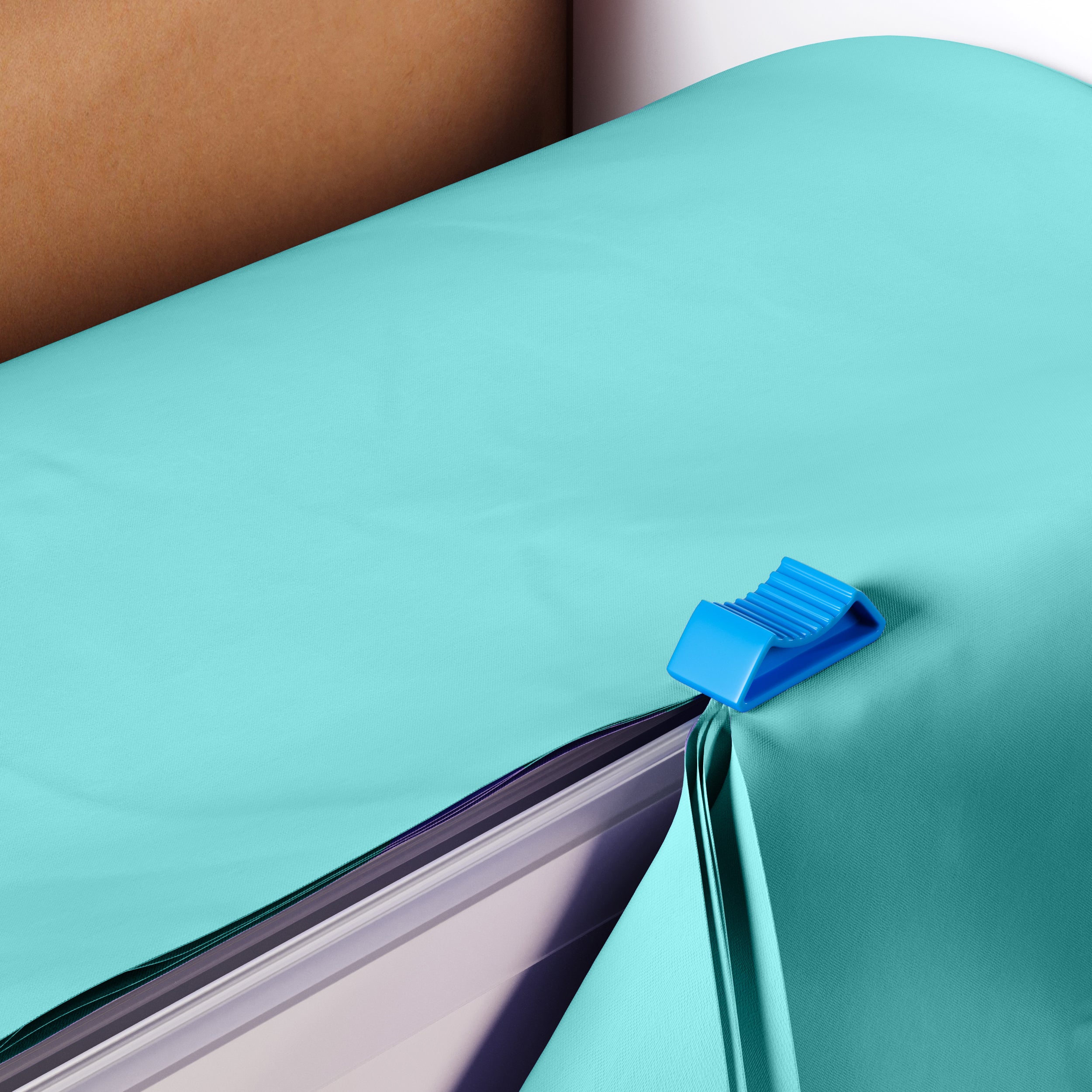 54 in. x 300 Ft. Cut To Size Table Roll  | Aqua | Case of 4