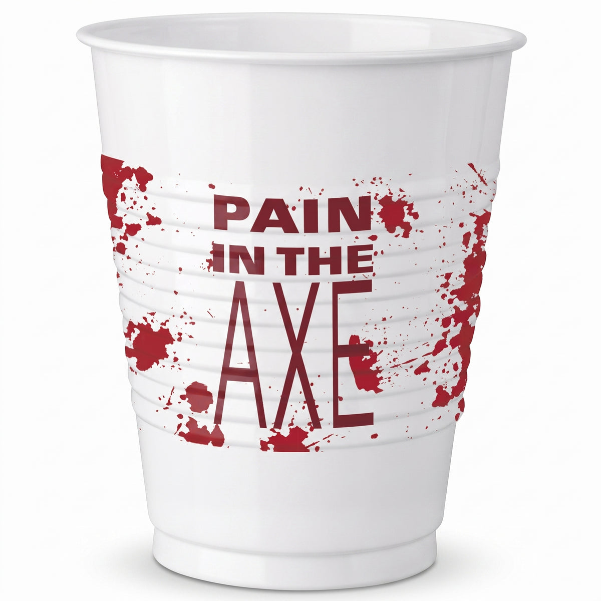 "Pain in the Axe" Halloween Party Cups - 16 oz