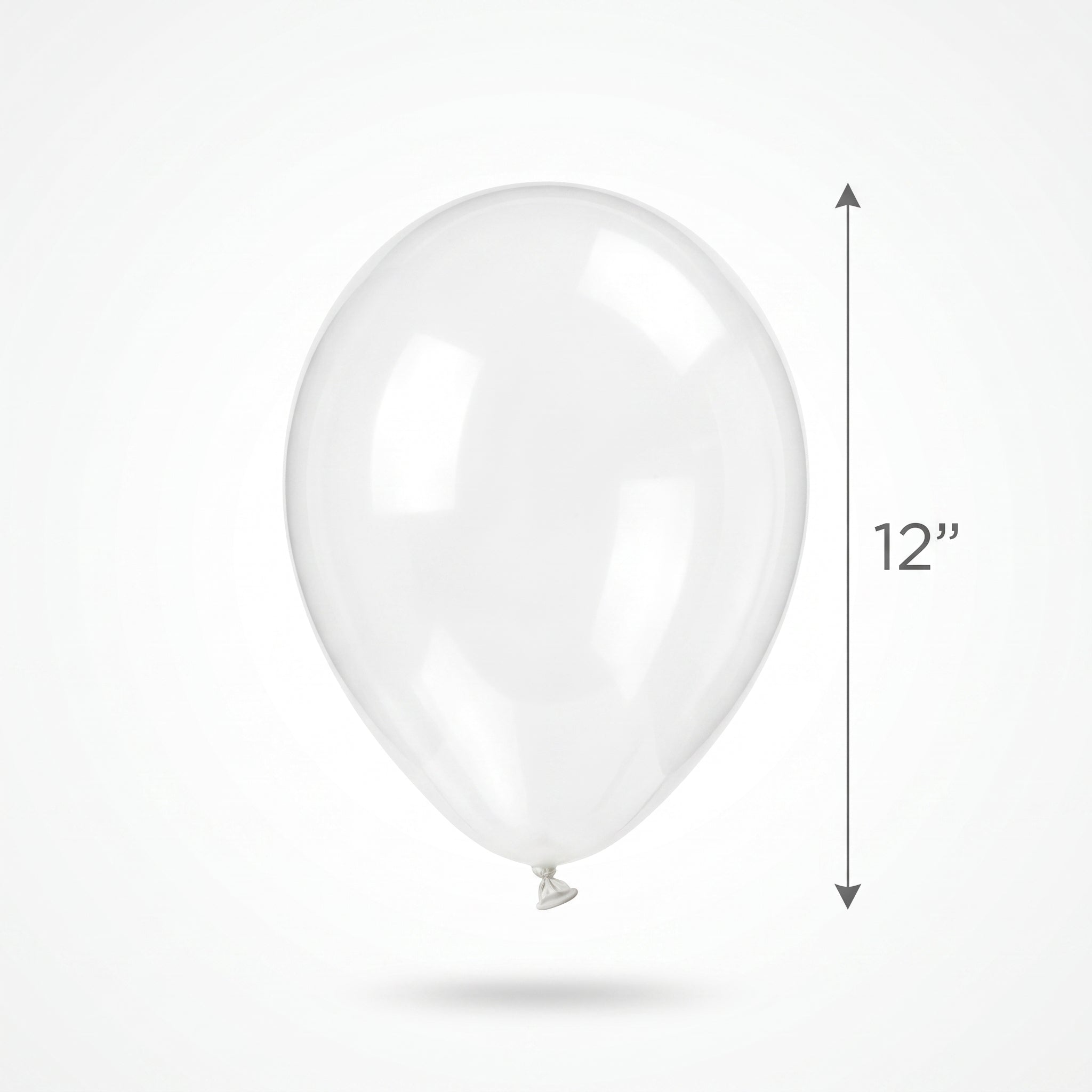 Clear Bulk Latex Balloons - 12 Inch