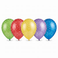Primary Colours Confetti Latex Balloon Pack - 11-inch, 15 Count