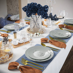 10"" Dandelion Bloom Design Plastic Plates (10)