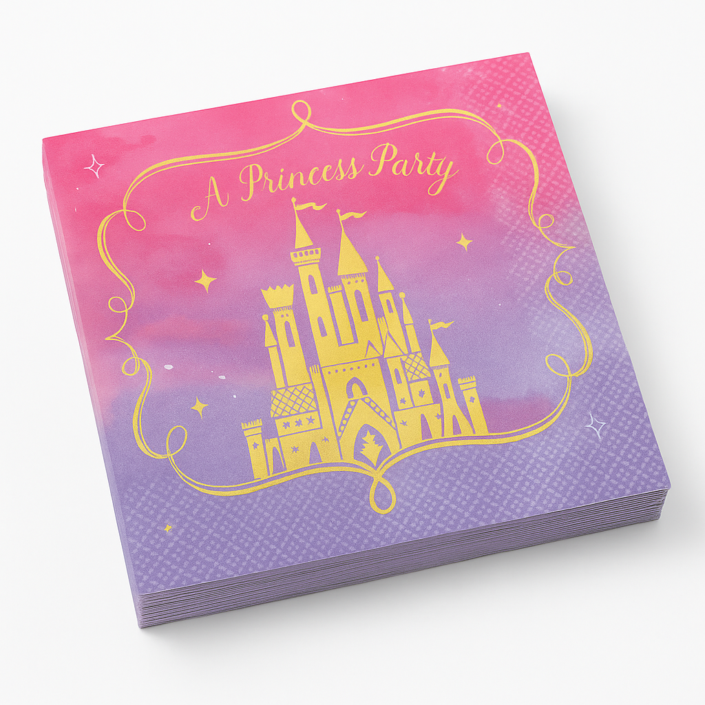 Disney Princess "A Princess Party" Lunch Napkins - 16 Pack