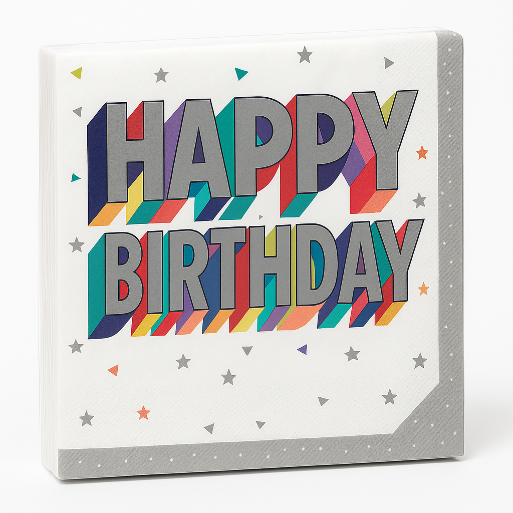 Here's to Your Birthday Luncheon Napkins, 16-Pack