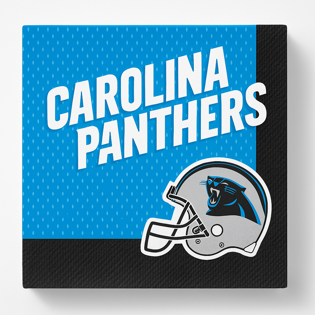 Carolina Panthers NFL Luncheon Napkins