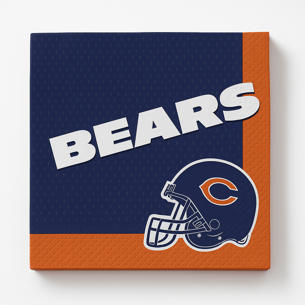 Chicago Bears NFL Luncheon Napkins