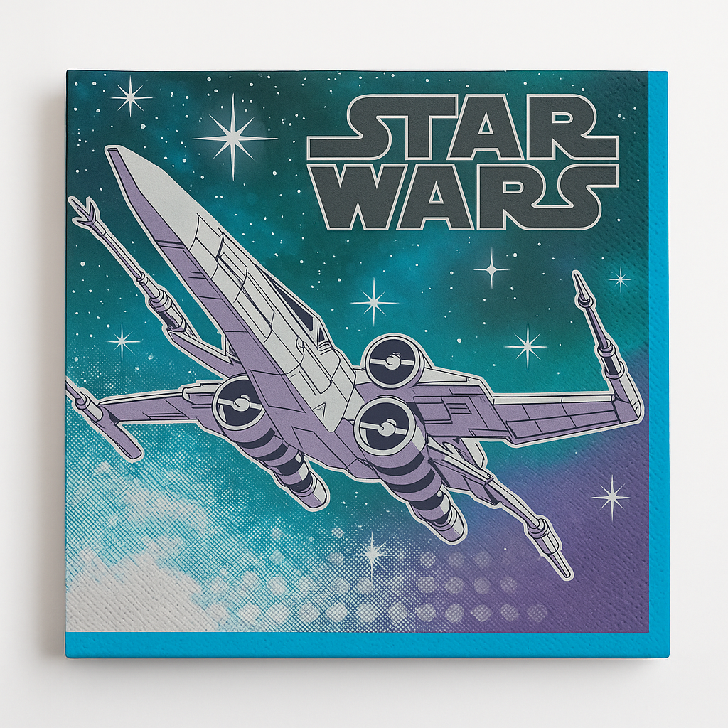 Star Wars Galaxy X-Wing Lunch Napkins - 16 Pack
