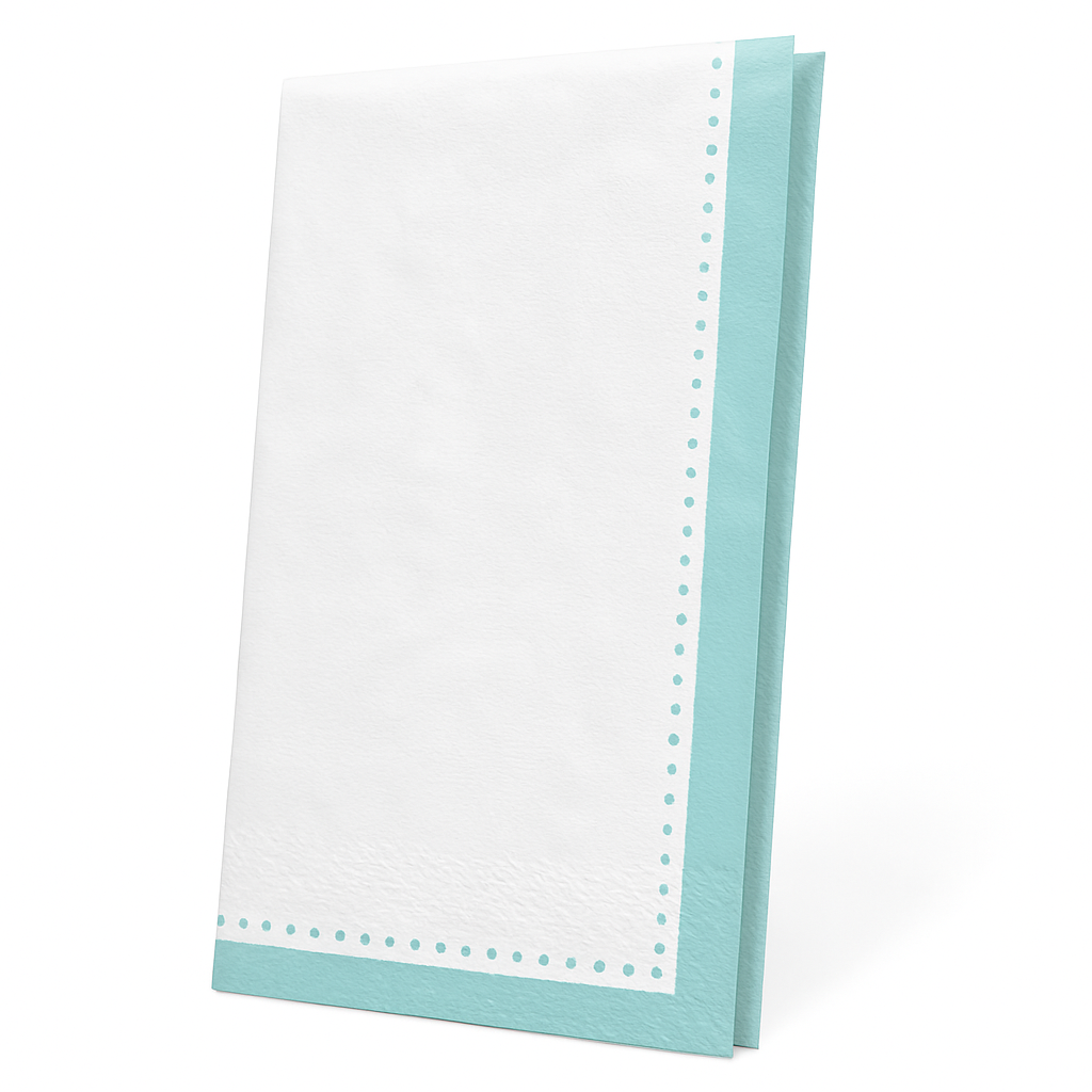 Premium Robin's Egg Blue Buffet Guest Towels