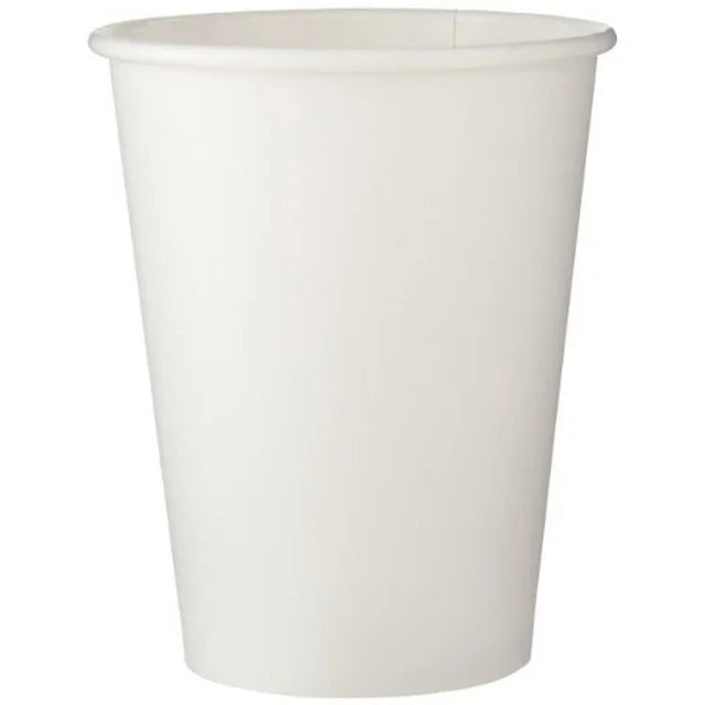 Bag of 50 Dixie 8oz Solid White Cups