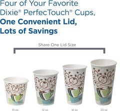 Bag of 50 - 16 Oz. Dixie Perfect Touch Cups