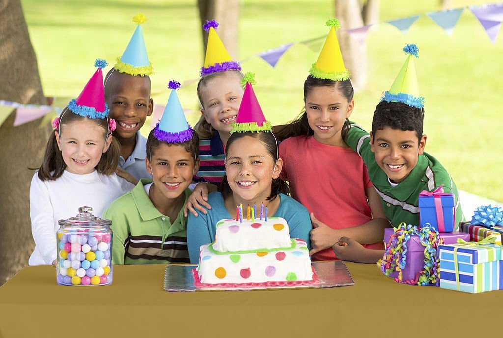 Gold Plastic Table Covers | 12 Pack - 54 In. x 108 In.