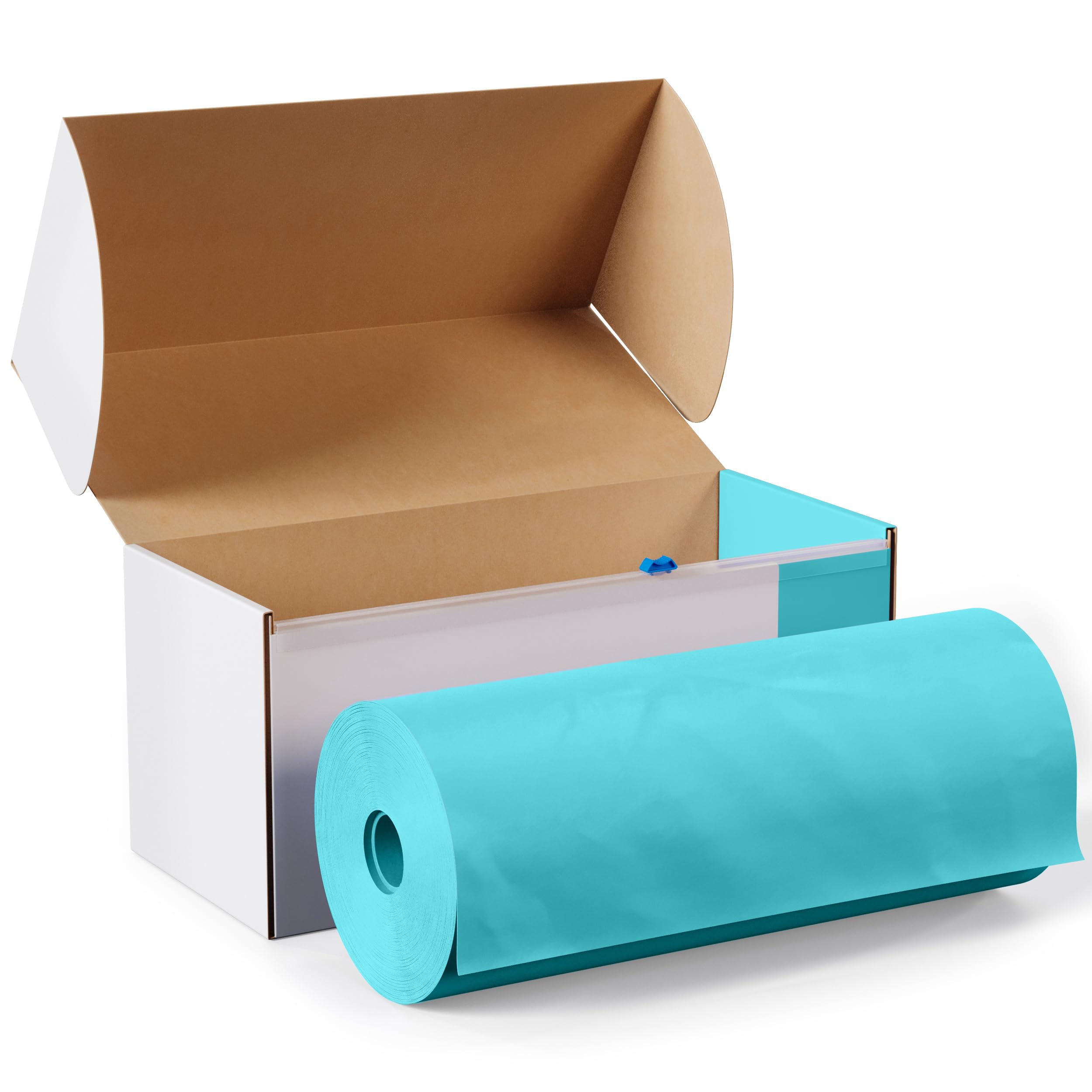54 In. x 100 Ft. Cut To Size Table Roll  | Light Blue | Case of 6