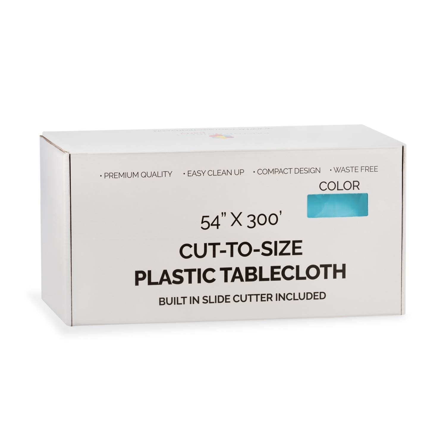 54 In. x 300 Ft. Cut To Size Table Roll  | Light Blue | Case of 4