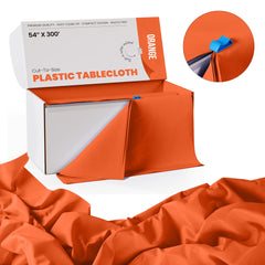54 In. x 300 Ft. Cut To Size Table Roll  | Orange | Case of 4