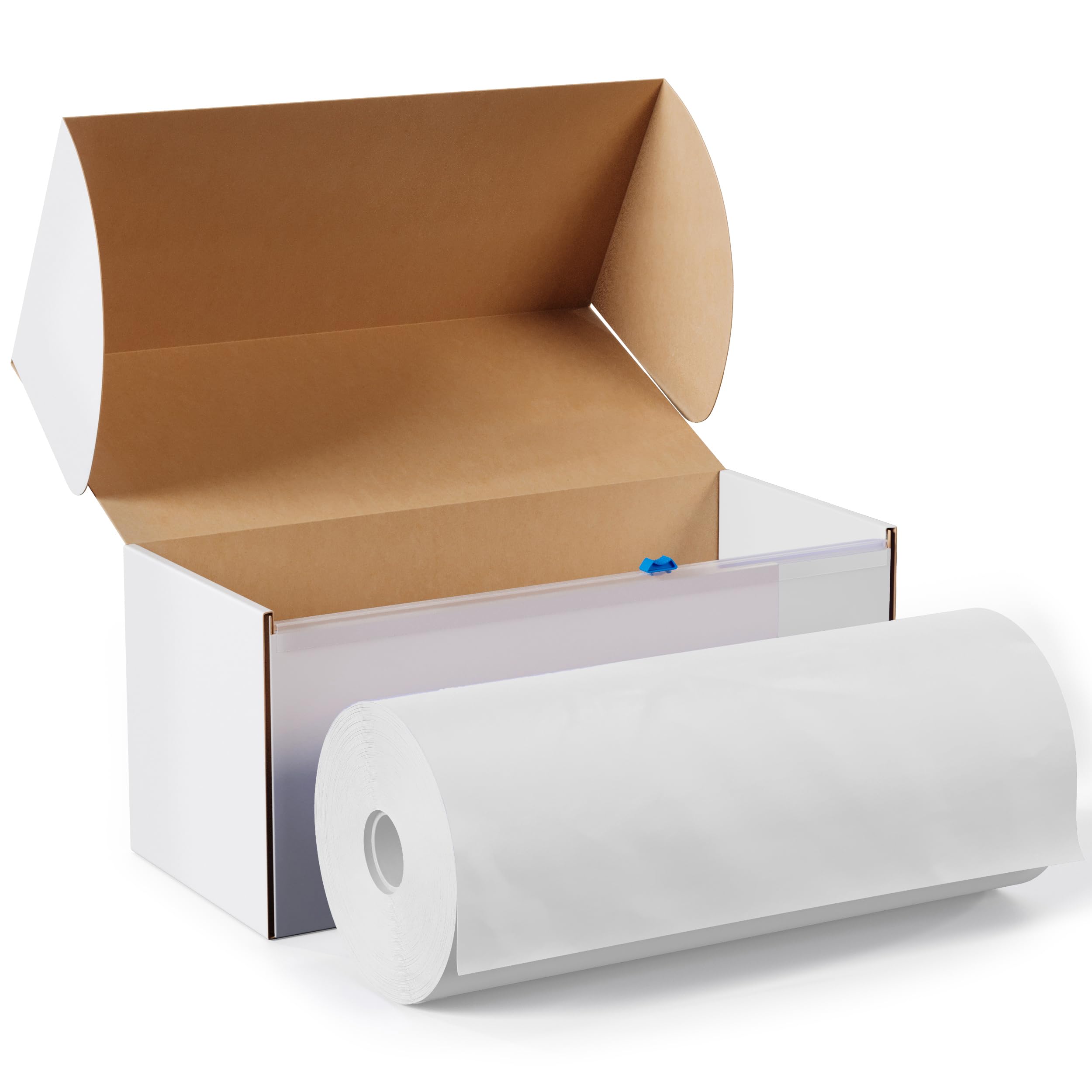 54 In. x 300 Ft. Cut To Size Table Roll  | White | Case of 4