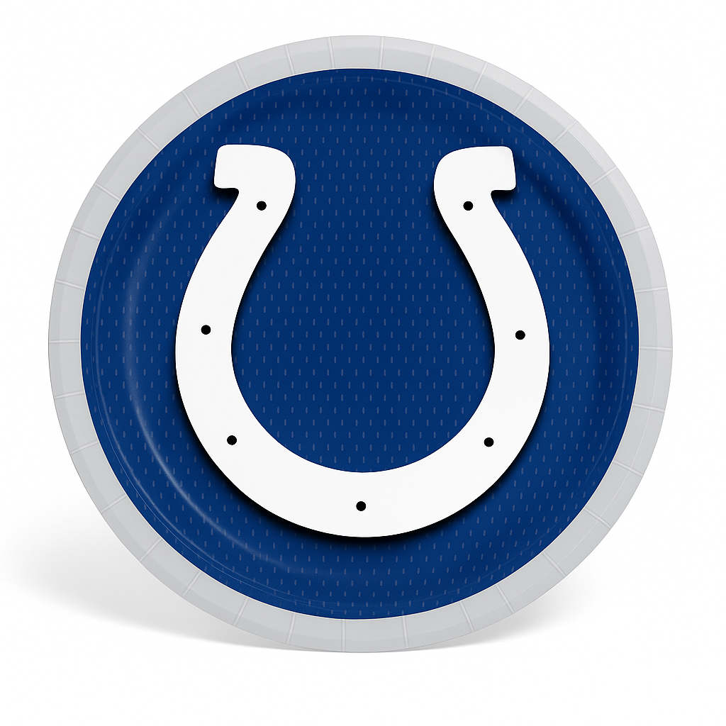 Indianapolis Colts 9" Round Paper Plates