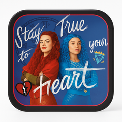 Disney Descendants 4 Square Paper Plates, 9-Inch, 8-Pack
