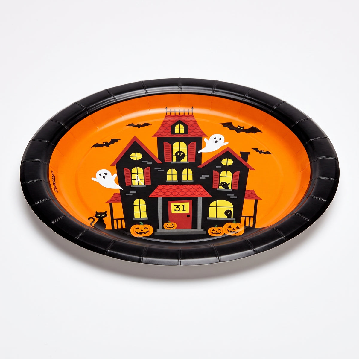 Spooky Friends Halloween 8.5" Round Paper Plates