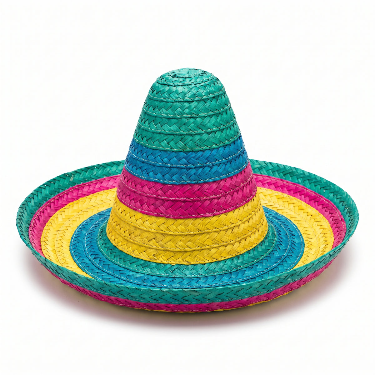 Colorful Fiesta Sombrero Straw Hat - Perfect for Party Fun