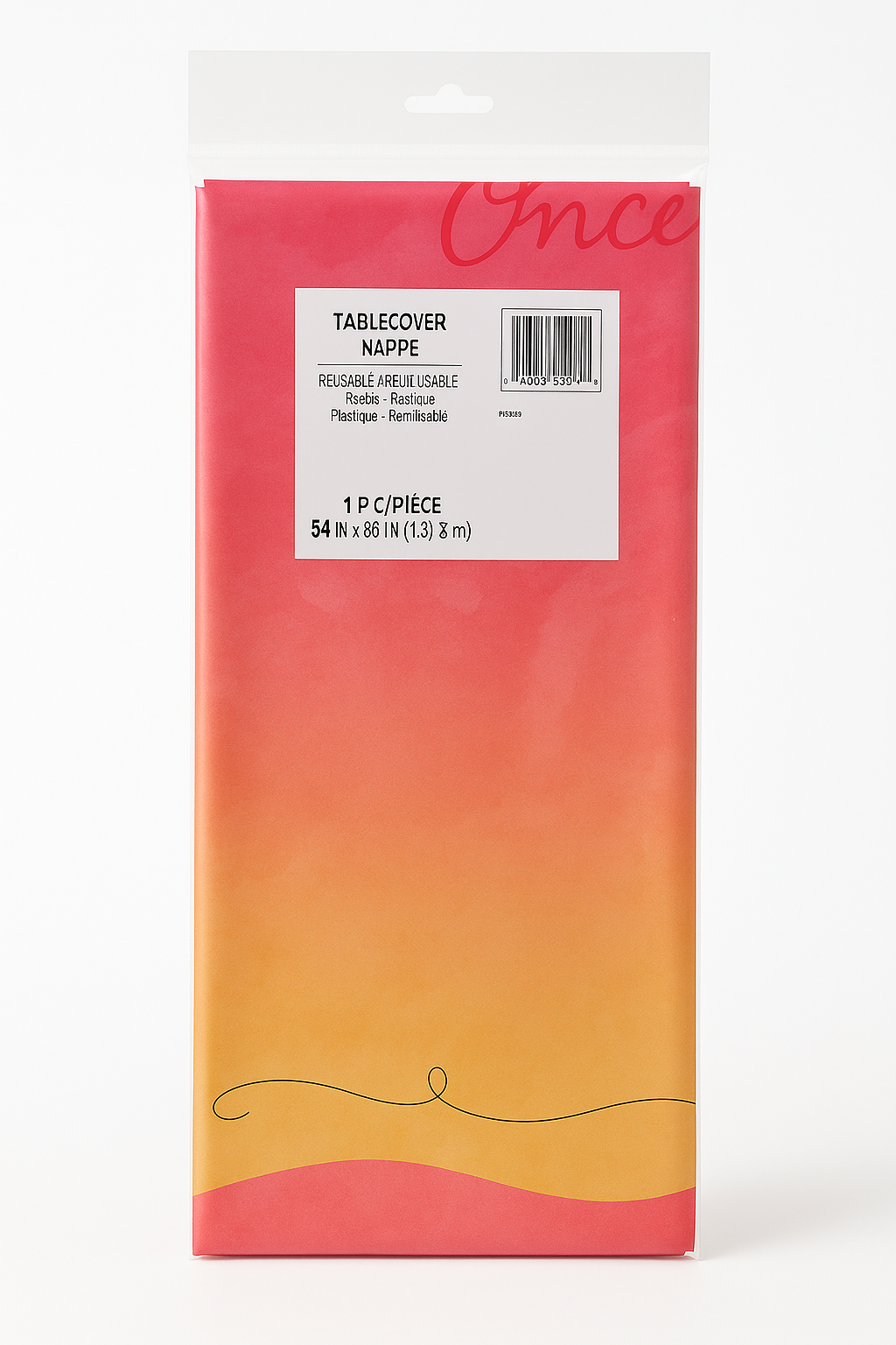 Disney Princess Once Upon A Time Plastic Table Cover, 54x96-In