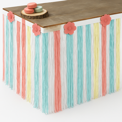 Free Spirit Paper Table Skirt for Baby's First Birthday