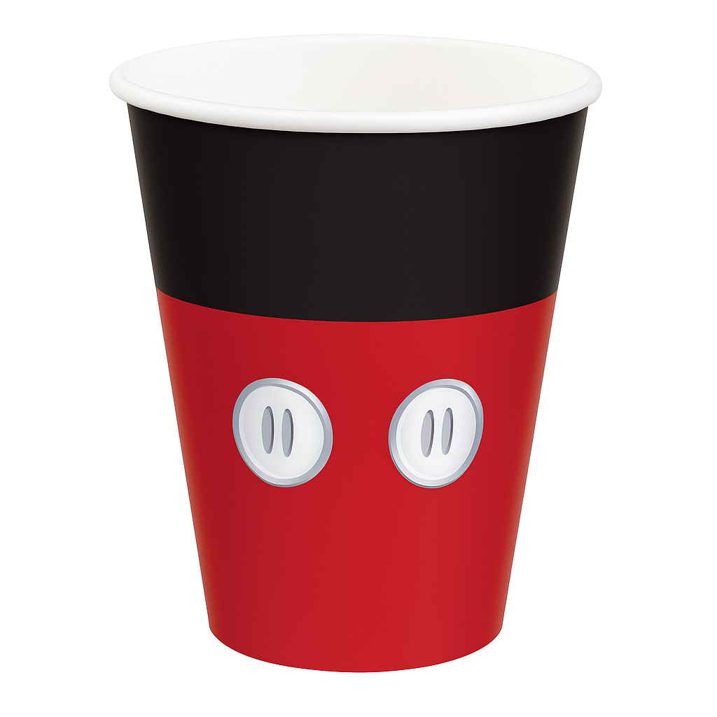 Mickey Mouse Forever Paper Cups - 9oz, 8ct