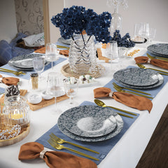 8" Garden Damask Design Plastic Plates (10)