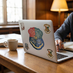 Harry Potter Hogwarts Crest Sticker Sheet - Halloween Edition