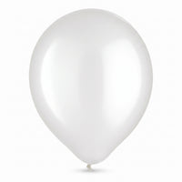 Elegant Pearl White Bulk Latex Balloons - 12 inch