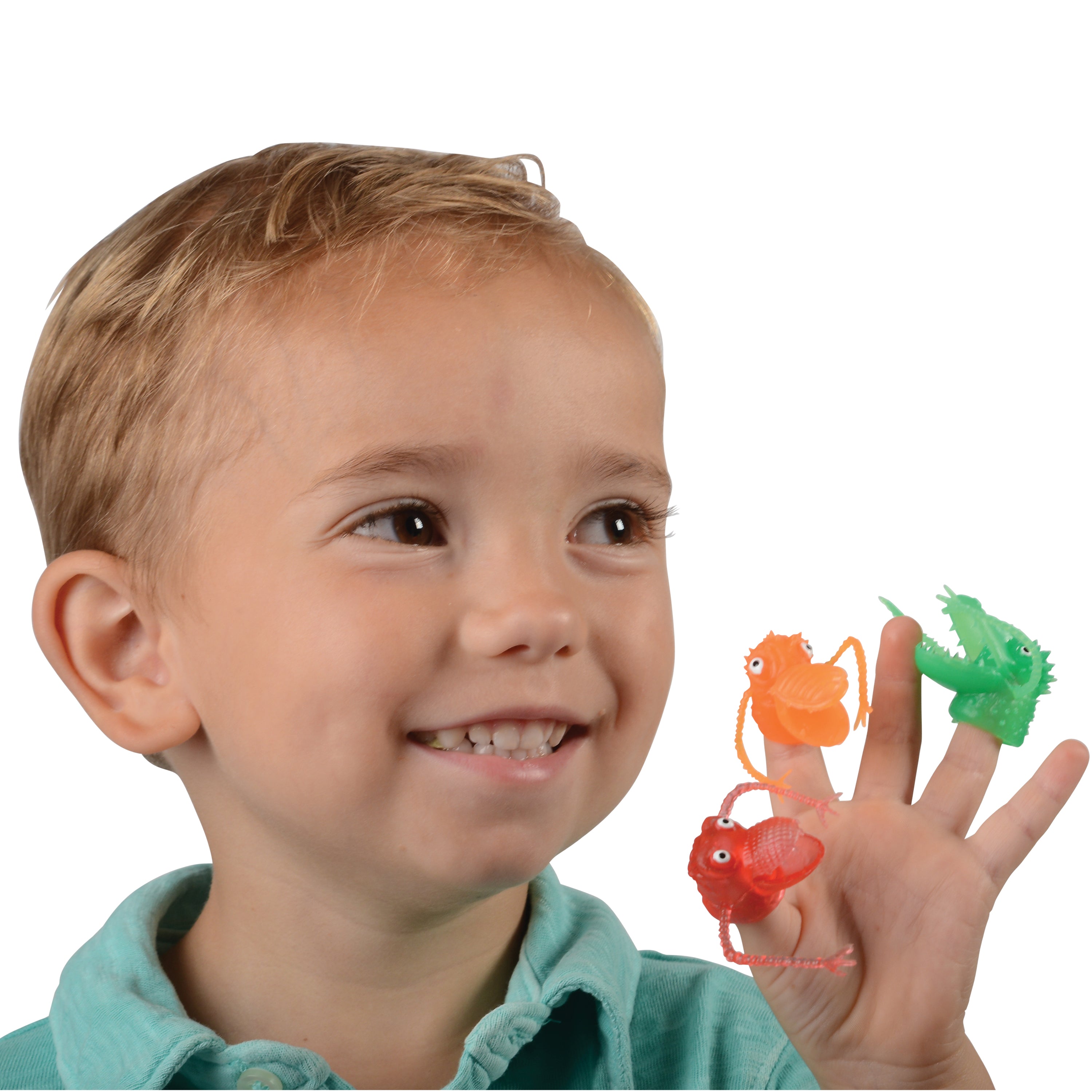 Clear Monster Finger Puppets - 12 Count