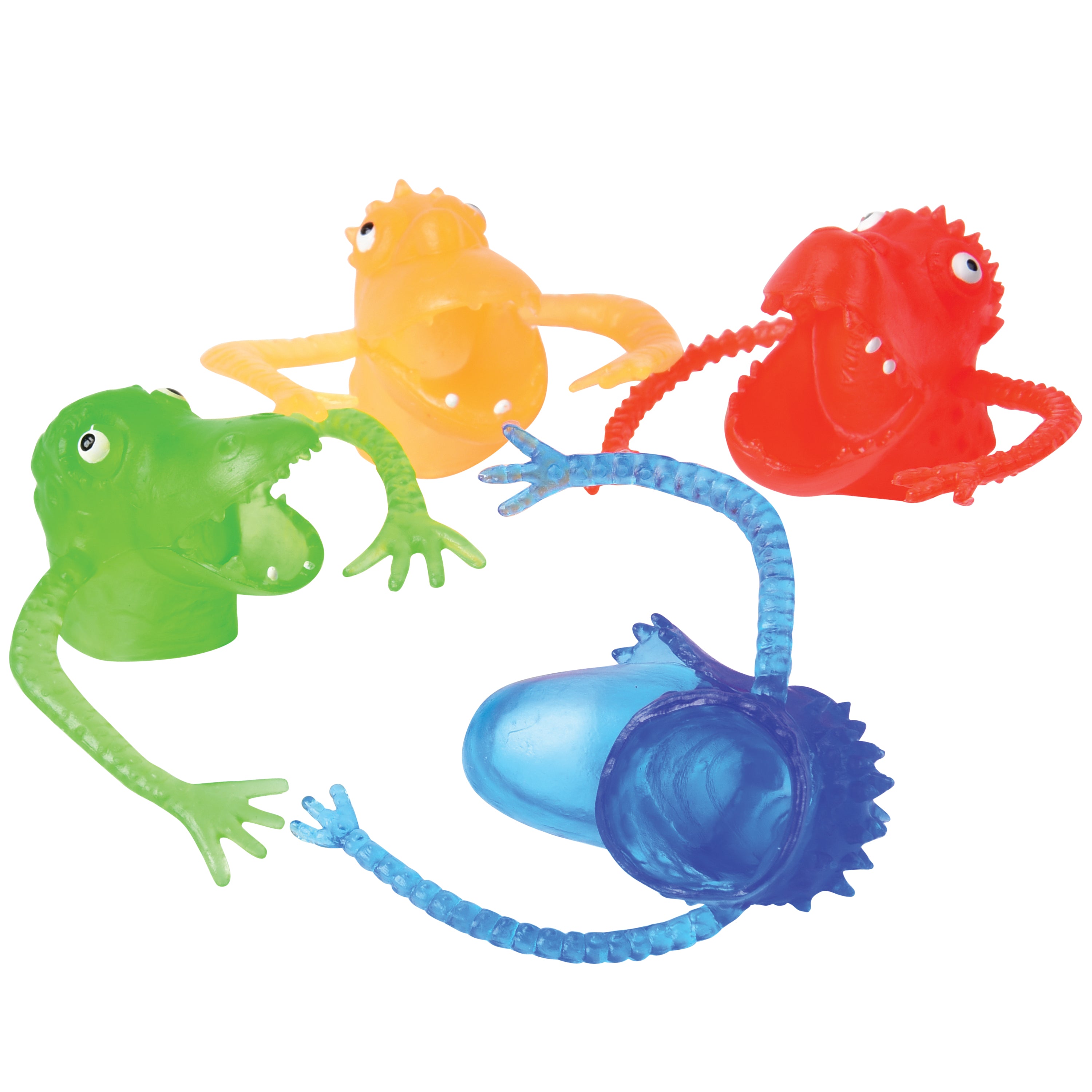 Clear Monster Finger Puppets - 12 Count