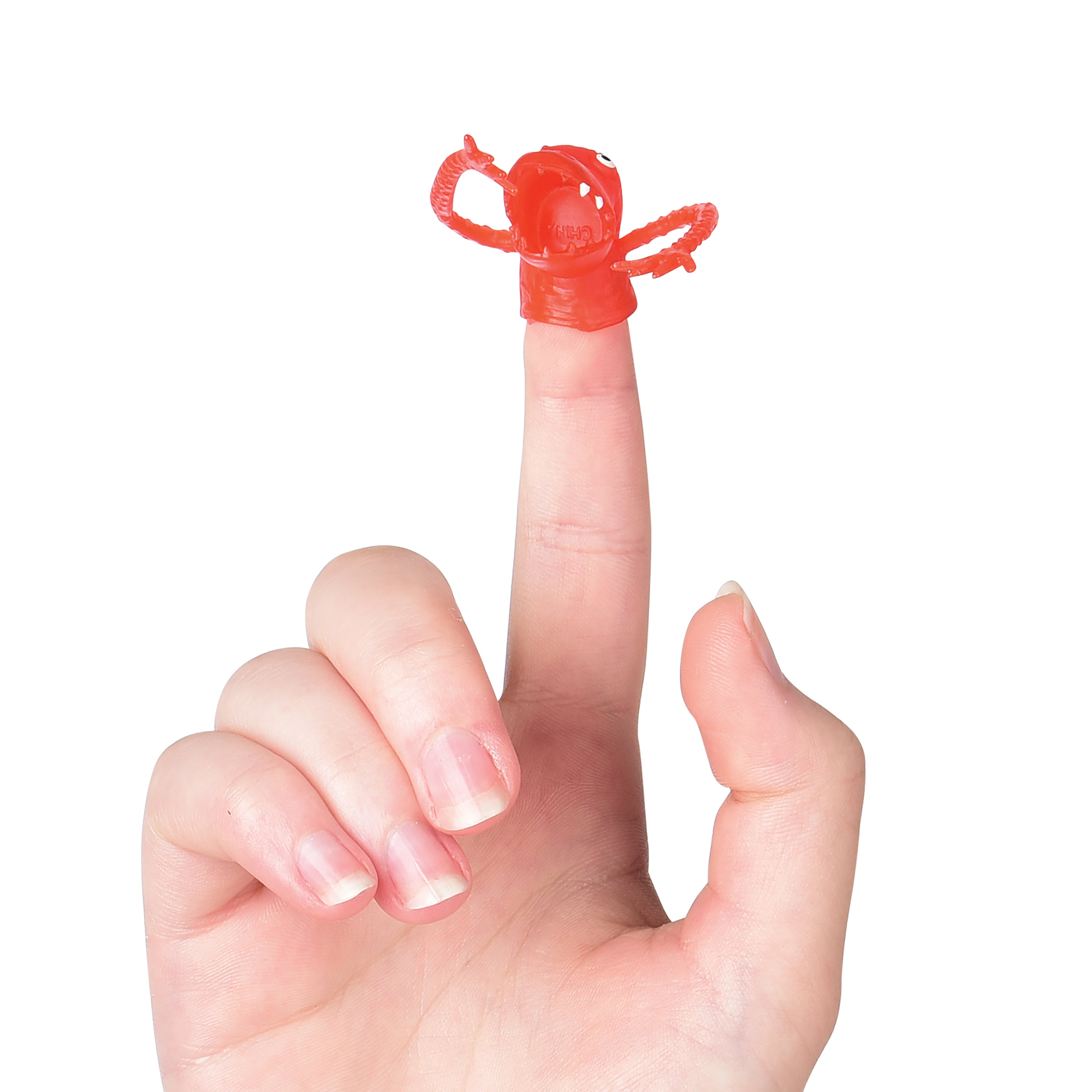 Clear Monster Finger Puppets - 12 Count
