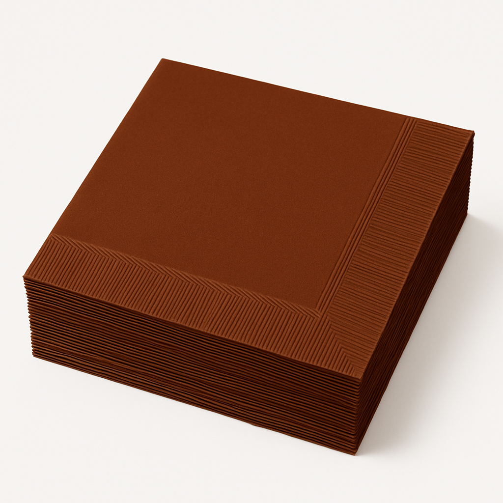 Chocolate Brown Luncheon Napkins