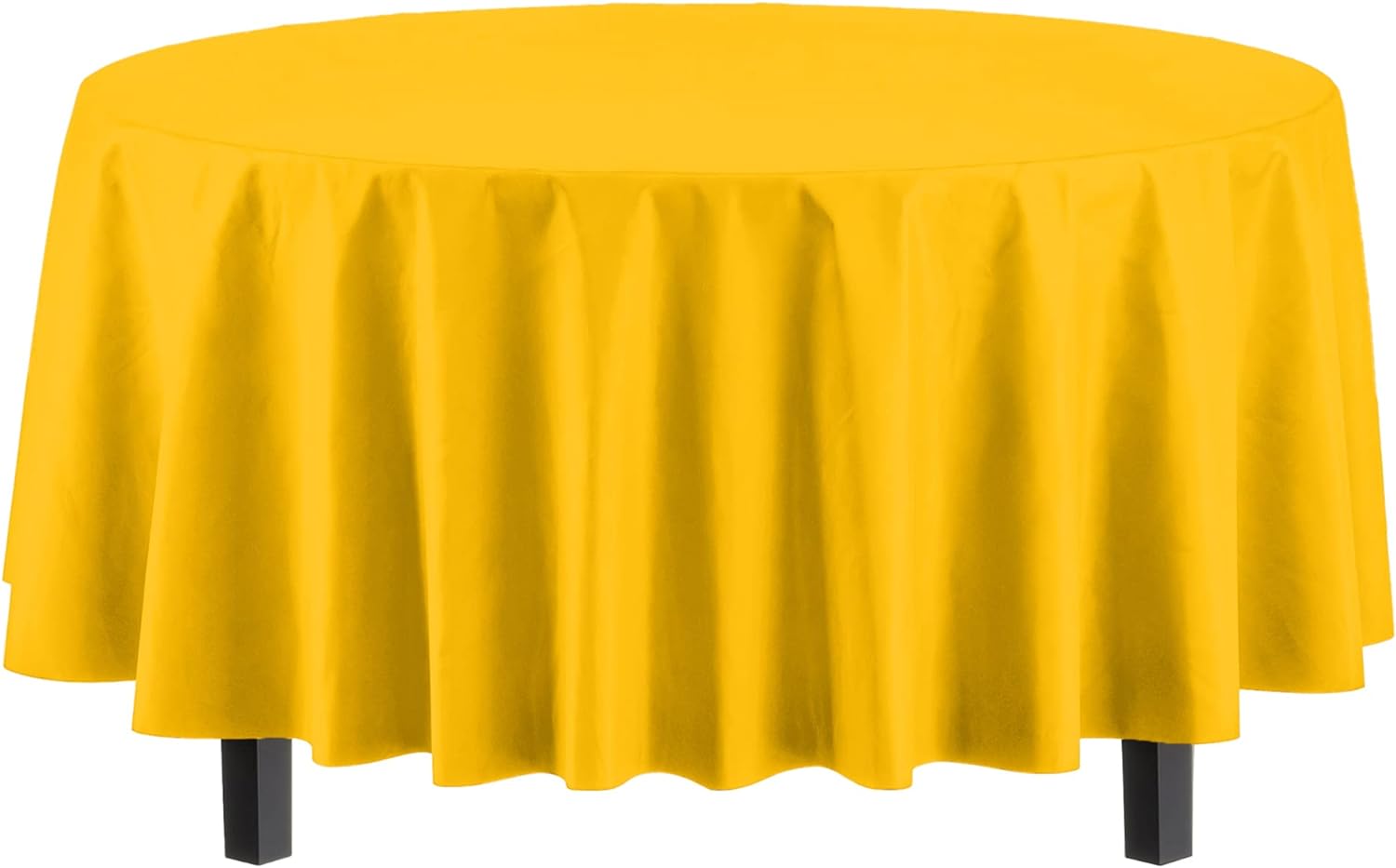 Premium Round Yellow Table Cover