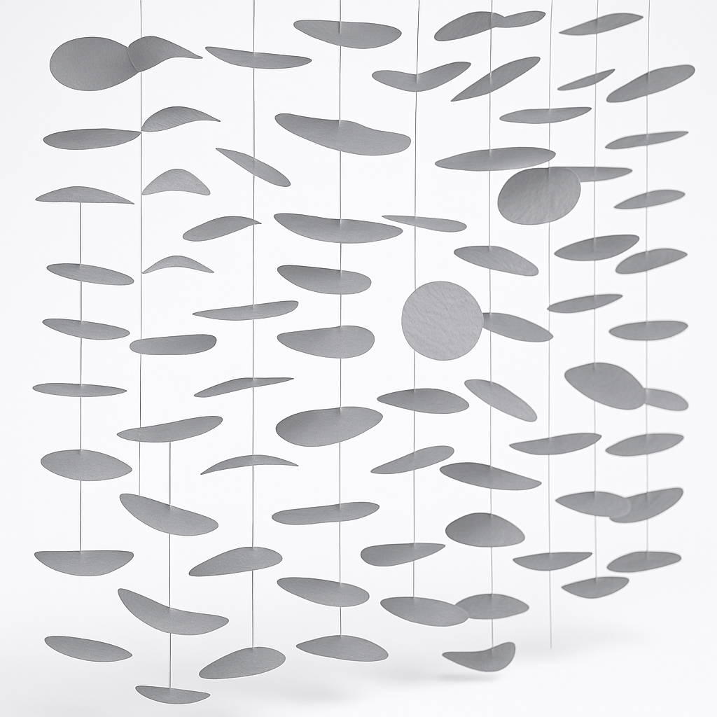 Silver Tissue Circle Backdrop Decoration