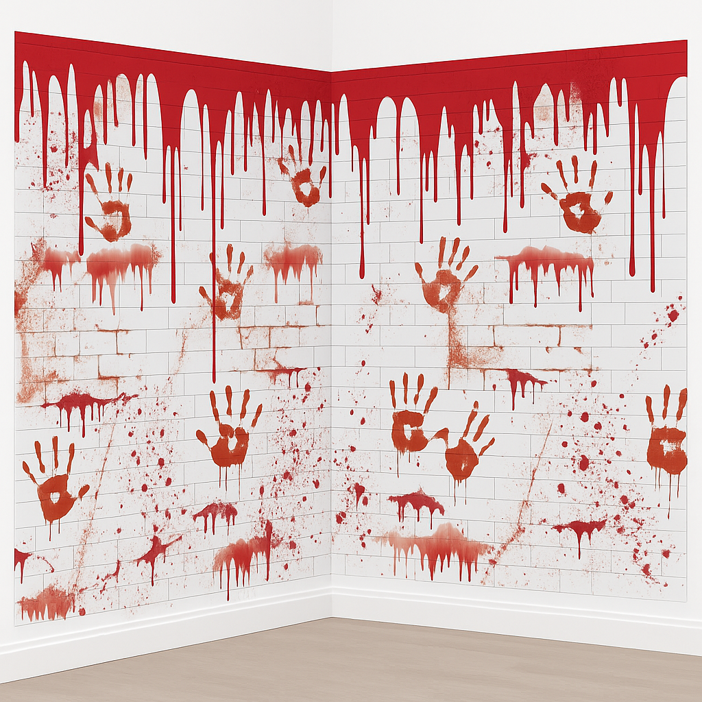 Halloween Chop Shop Room Roll Scene Setter - 4ft x 20ft