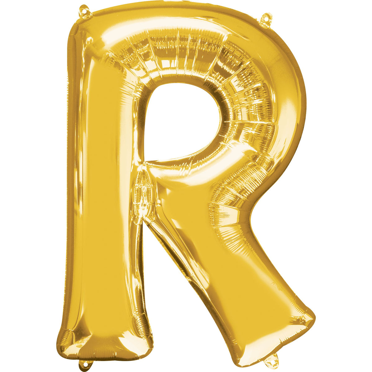 Gold Foil Letter R Balloon - Super Shape