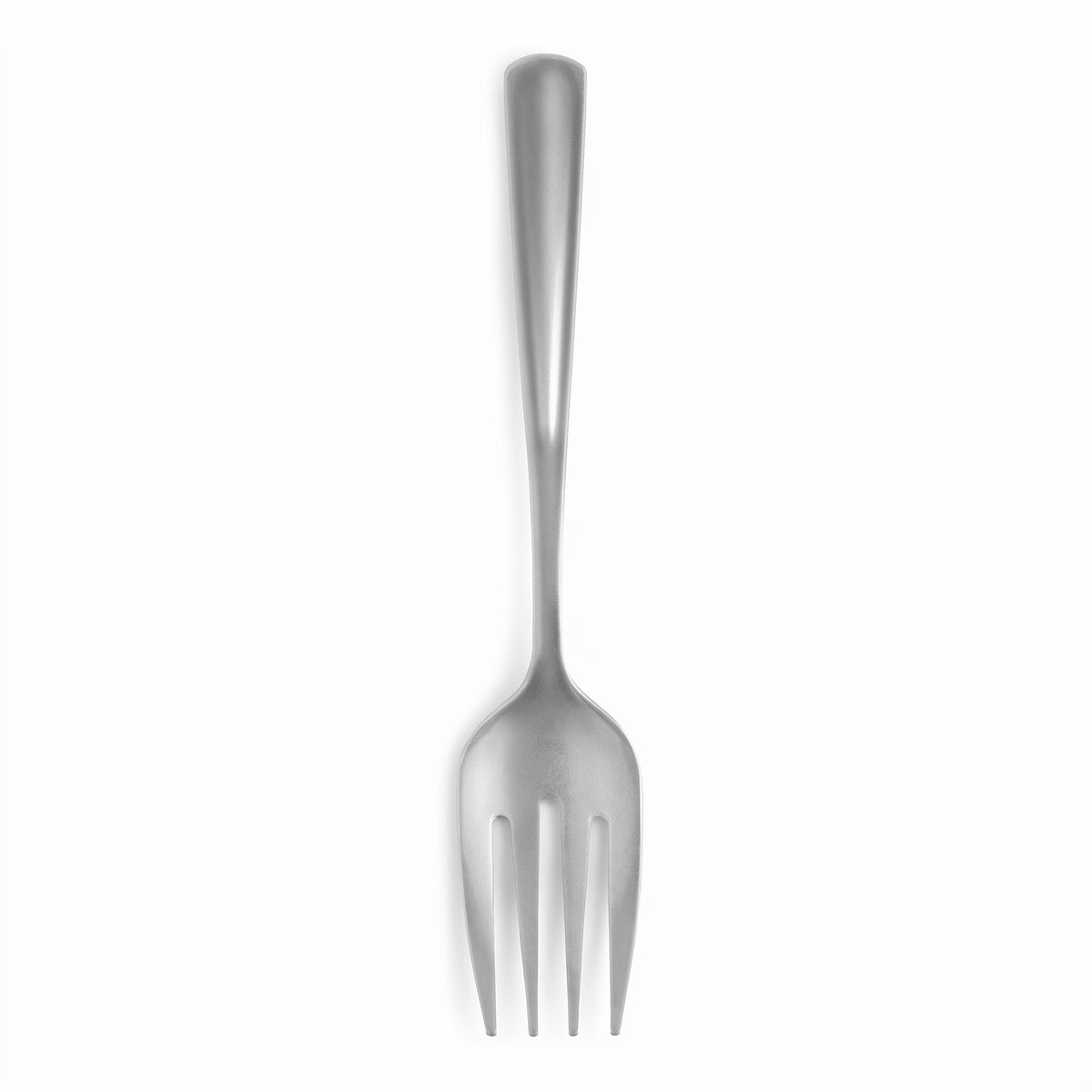 Silver Plastic Serving Fork - 9.75"