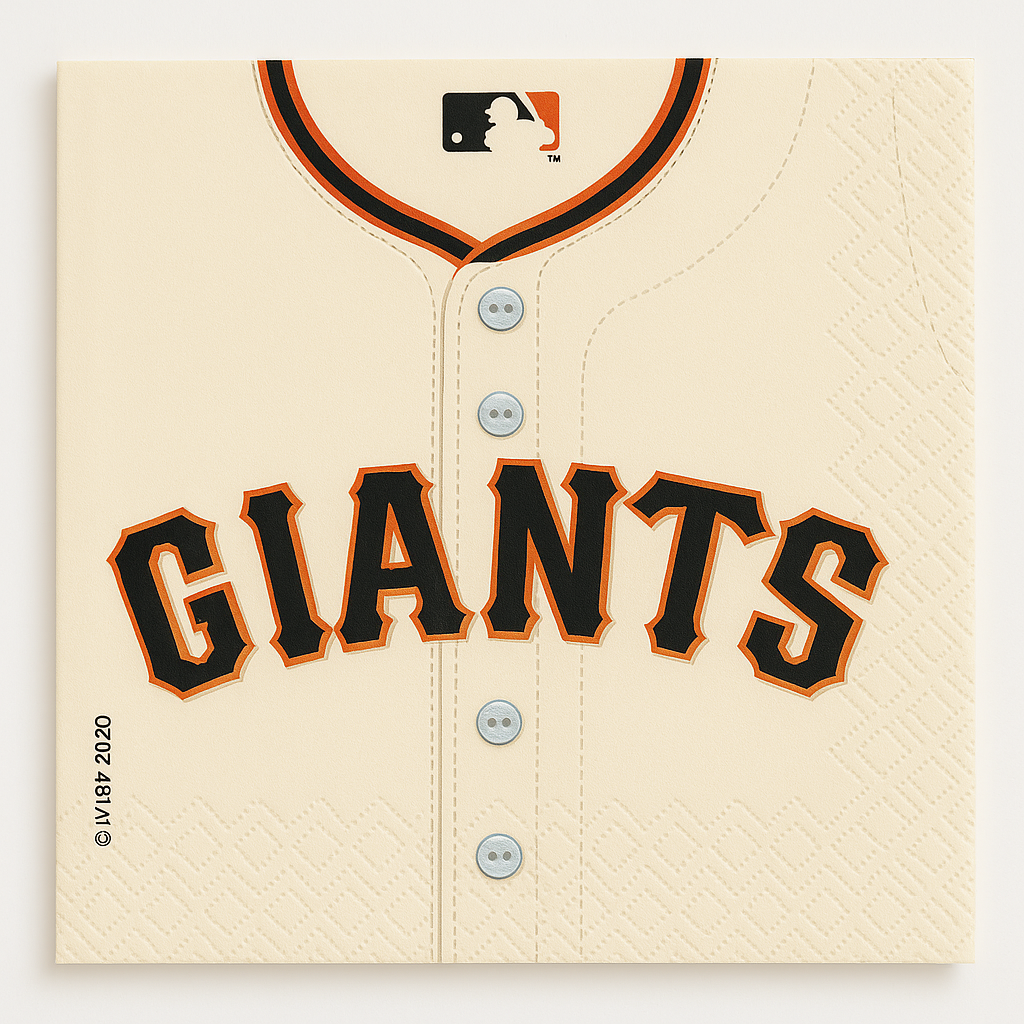 San Francisco Giants Game Day Lunch Napkins, 36-Pack